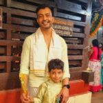 Shubha Poonja Instagram - Here are pics of my anna s .. older brothers ... my sister in law and my cutest nephew .. they hate pictures .. thats why they never allow me to post their pics ... managed to convince them ...#shivratri #shirva #mangalore
