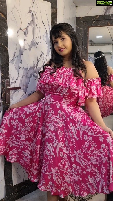 Shubha Poonja Instagram - Outfit by @pravaradesignstudio Make up and hair by @makeoverwithlakshmi_gowda #shubhapoonja #shubhapoonjafans #trendingreels