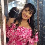 Shubha Poonja Instagram - Dolled for an an event .. comedy utsava Make and hair @makeoverwithlakshmi_gowda Outfit by @pravaradesignstudio