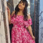 Shubha Poonja Instagram - Dolled for an an event .. comedy utsava Make and hair @makeoverwithlakshmi_gowda Outfit by @pravaradesignstudio