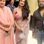 Shwetha Srivatsav Instagram - #aboutlastnight - From the special screening of our movie‘Raghavendra Stores’ !! Thank you all for showering us with so much love and blessings!! #hombalefilms #raghavendrastores