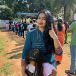 Shwetha Srivatsav Instagram - #vote #castyourvote #karnatakaassemblyelection2023