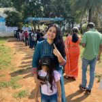 Shwetha Srivatsav Instagram – #vote #castyourvote #karnatakaassemblyelection2023