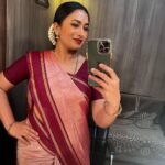 Shwetha Srivatsav Instagram - Kick-started the promotions for our movie #raghavendrastores and yes, this is my look from the movie!! Kindly watch out this space for more updates !! @rgvndrastores @hombalefilms @santhosh_ananddram #jaggesh sir 🙌🏼!!