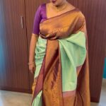Shwetha Srivatsav Instagram - This one is for all saree lovers💁🏻‍♀️!! #shwethasrivatsav #festiveseason