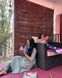 Shwetha Srivatsav Instagram - A Watermelon 🍉 magic for a hot summer weekend 💁🏻‍♀️!! #musttohave #creatingmemories #summer #hydrate #healthy #fruit #melon
