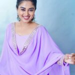 Siddhi Idnani Instagram – favourite festival in my most favourite colour💜

Shot by – @media9manoj 
Outfit – @labelswarupa