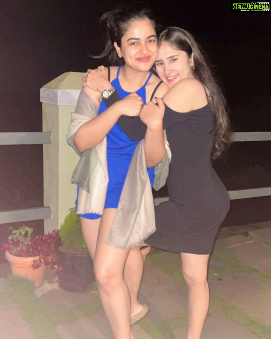 Siddhi Idnani Instagram - Growth is essential, life happens simultaneously! I believe I’m great at doing the “long distance” situation but the toughest most unimaginable one starts now. 10+ years of having her by my side, you kinda get used to them always being around! (sometimes also take them for granted 😜🫶🏻) As I said earlier, growth is essential and it’s time to shine brighter and sparklier! You deserve all the happiness and success. You work hard and this is just the beginning. Always got your back 💜 Ugh, ok whatever.. go @biancasaurastri I’ll see you in Dubaiiii 🇦🇪 P.s don’t crib about social media Atleast for a year now 😘😘😘😜