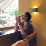 Siddhi Idnani Instagram - Today I decided to be just…Happy! 🥰 Woke up early (after a long time) dragged my brother for moral support. Went to the beach, during monsoon it just hits different 🌧️ Tried a new place for breakfast and had my favourite Vietnamese coffee and some croissants 🥐 And clicked lots of pictures of it all 🥰 The point being, YOU get to decide what you make out of today. 🥰