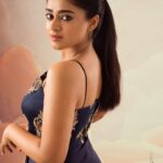 Siddhi Idnani Instagram - . . . 💙 . . . Wardrobe/styling : @labelswarupa Photographer : @prachuprashanth Make up : @reenapaiva Hairstylist : @venki_hairstylist Backdrop : @mizubackdrops @studioi.india