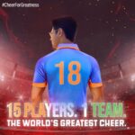 Sidharth Malhotra Instagram - When greatness unfolds on-field, we are there cheering them on. Get ready to #CheerForGreatness ! #CWC23 #INDvsPAK #INDvPAK