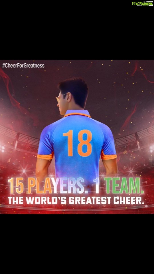 Sidharth Malhotra Instagram - When greatness unfolds on-field, we are there cheering them on. Get ready to #CheerForGreatness ! #CWC23 #INDvsPAK #INDvPAK
