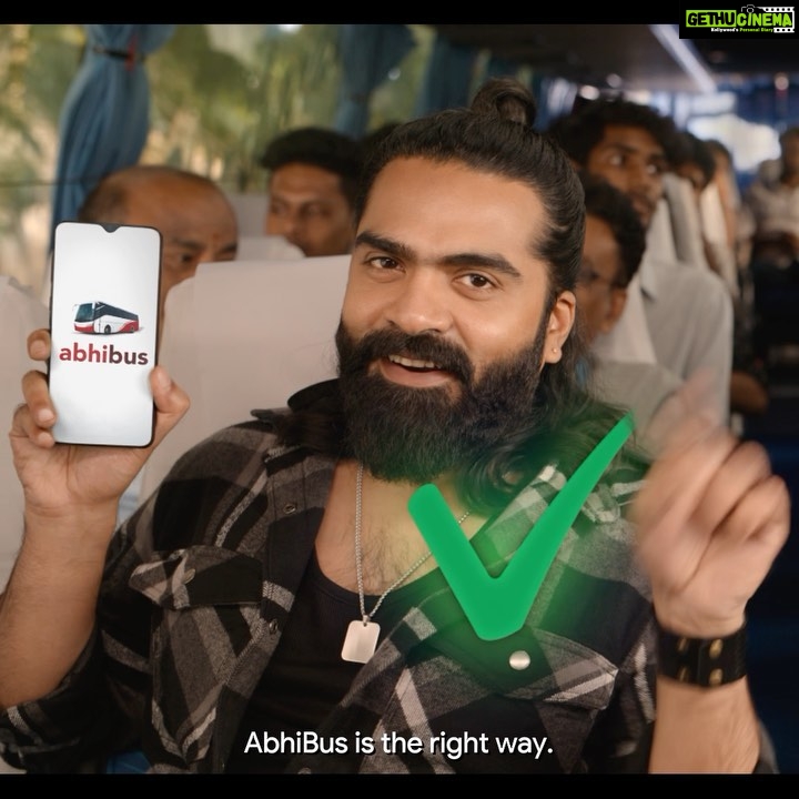 Silambarasan Instagram - Standing in long queues and paying extra charges for Bus Tickets is Wrong Da! Book Online with the best App, @abhibusindia - Right Way, Eppuvome! #abhibookabhigo #abhibus #abhibusindia #rightwayeppuvome