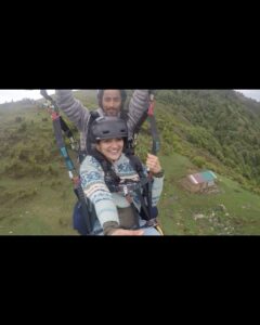 Simran Choudhary Instagram - Just being in Bir Billing 🪂🏔️
.
.
.
#paragliding #birbilling #mountains #pahaad #himachal #deerpark #travel