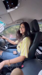 Simran Choudhary Instagram - Gears and wheels - The next chapter ⚙️🛞🫶🏻
.
.
.
Open Roads, Roadtrips, Driving, Trending reels, drive #simranchoudhary