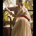 Simran Choudhary Instagram - Monsoons and balconies ♾️🤍 . . . . #monsoons #balcony #rains #saree #sareelove #indianmonsoons #earthy #nature #home #pluviophile