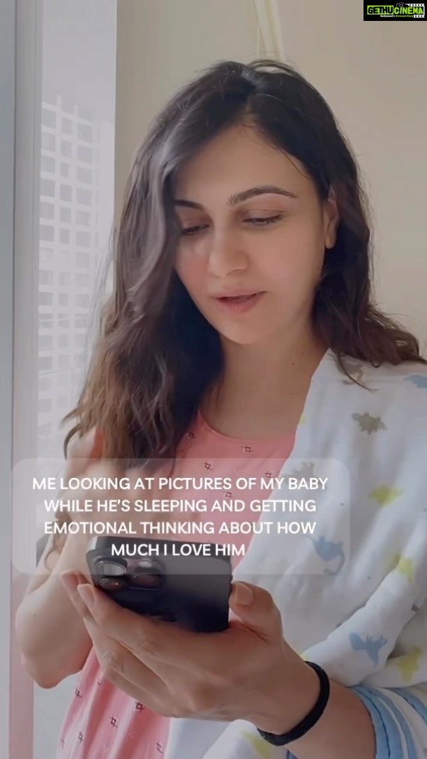 Simran Kaur Mundi Instagram - I Love You.. but for the love pleasseeeee Sleepp🙏😫❤️ #sleepdeprivedmama 🙈 . . #newmom #momlife #babysleep #happy #love #babyboy #trendingreels #justforfun #motherhood #truestory #sleepdeprivedmommy