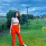 Simran Sharma Instagram - looking up and ahead💙🦋 Styled by @shwetaputhhran✨