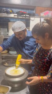 Sivaangi Krishnakumar Instagram - My dear Saravanan Chef @saravananchef , I owe these 7 months of my cooking journey completely to you ! ♥️ I am really lucky that I got mentored by you . You are the best mentor one could ever get. Even when I was ready to give up you were the backbone to cheer me up . What a patient teacher you are ♥️ without charging a single penny , you didnt give up on me till the end . You were there till 4 am to teach me leaving all your work . When you give love to someone and if you didnt get that same amount of love in return, dont worry because some unexpected people in life will return it to you more than you asked for . Saravanan chef is like that to me. Thankyou @darshan_offl for introducing him! ♥️ Thankyou so much Chef♥️ Thankyou to @nowhereinchennai and @pansaucepoetry for allowing me to use your kitchen ♥️