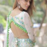Smriti Khanna Instagram - 🦚 Wearing @gopivaiddesigns