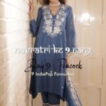 Smriti Khanna Instagram - 9 colours of Navratri 9 indipop songs 9 videos Stay Tuned! Wearing @theloom.in