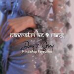 Smriti Khanna Instagram - 9 colours of Navratri 9 indipop songs 9 videos Stay Tuned! Wearing @labeld