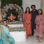 Smriti Khanna Instagram – Today was truly blissful! Happy Ganesh Chaturthi to everyone 🤍😇