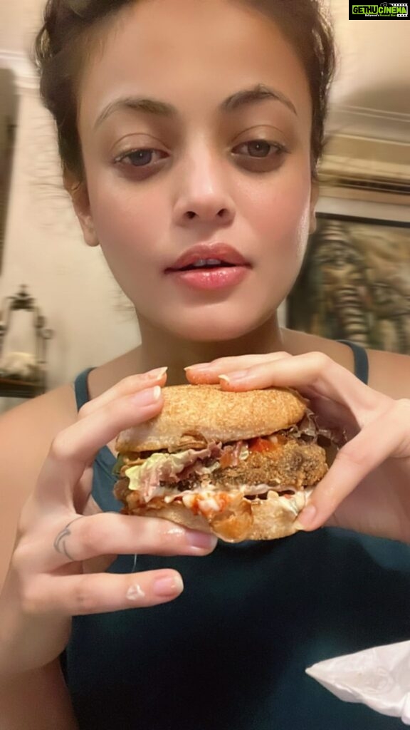 Sneha Ullal Instagram - Are you hungry ? @grillophilia #snehaullal #grillophilia #beagrillophile #grillit #vegan #burger #gyro #grilled For Party Orders +91 98333 57535 Mumbai, Maharashtra
