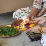 Sneha Wagh Instagram - 🪷Shri SatyaNarayan Pooja 🪷 . . . . #shravan #shrisatyanarayanpooja #satyanarayanapooja #sarangesneha #ssnehawagh #snehawagh #indianrituals #blessings