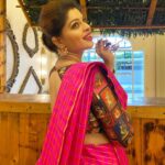 Sneha Wagh Instagram - Did someone say Barbie can't be wearing Indian? . . #barbie #indian #pink #saree #fashiongram #stylefile #sarange #sarangesneha #snehawagh #ssnehawagh