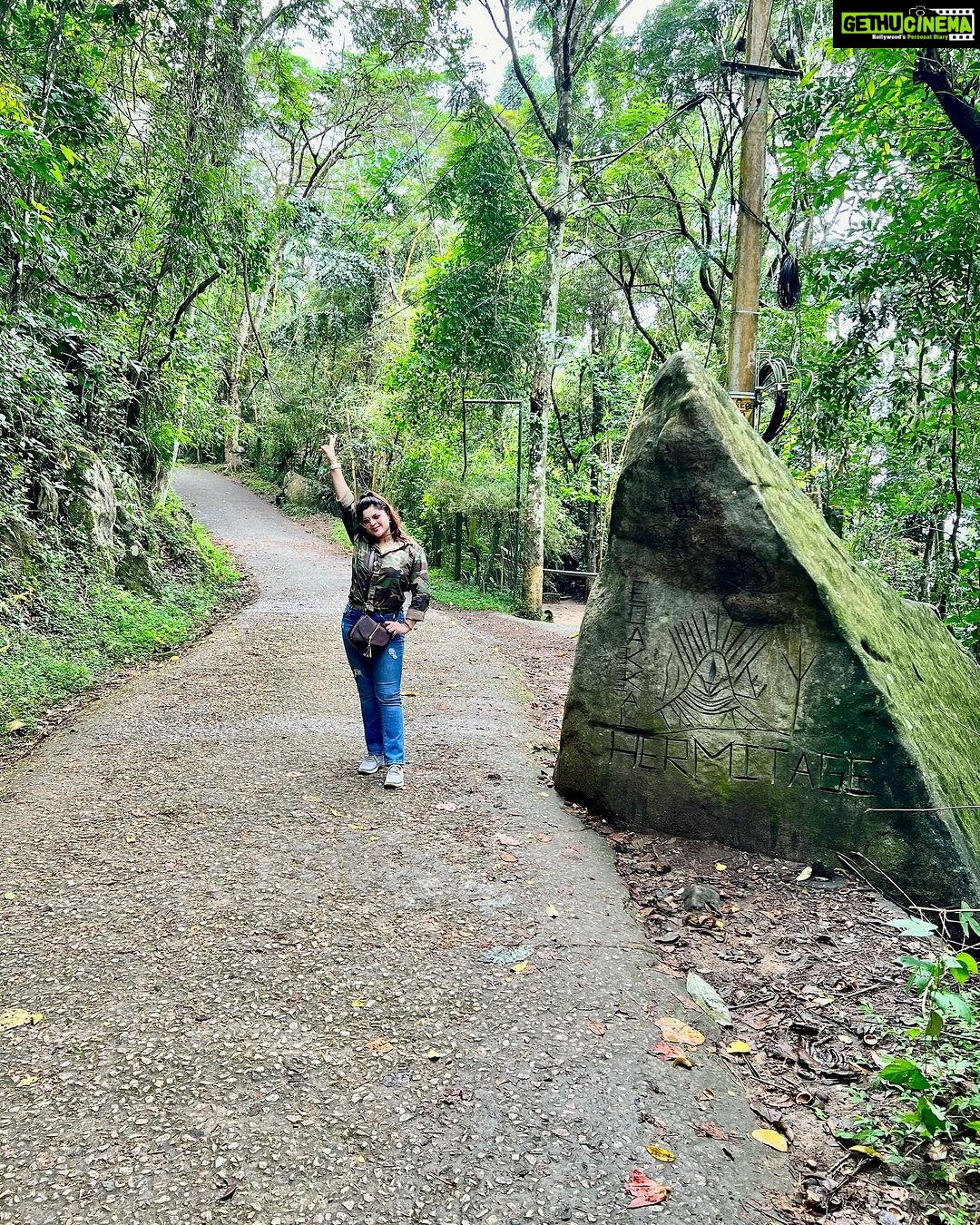 Sneha Wagh Instagram - The climb was difficult but the view was worth it…The Edakkal caves, in Kerala are said to be around from 6000 BCE. There were scriptures which are said to be written by Neolithic Man, having a strong connection to the Indus Valley Civilisation! These Stone Age Era Carvings are the rarest of the rare. In a few pictures we can see figurines that of men, women and animals pictorials depicting that of the tribal nature who worshipped the Sun! The best part which surprised me was, even though it’s situated in our Indian province, it was discovered by a british officer! . . . #incredibleindia #indiatourism #india #wanderlust #ssnehawagh #sarangesneha #snehawagh #kerala #keralatourism #edakkalcaves #trek #cavestory
