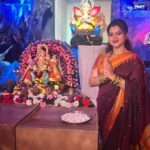 Sneha Wagh Instagram - Ganpati Bappa Morya 🌺 . . . Had a wonderful bappa darshan & aarti 💝 Also the laser show in the pandal was amazing 🤩 At the sai hathway ganpati (kandivali, mumbai) . . . #ganpatibappamorya #ganeshchaturthi #ganpatibappa #ganpatifestival #sarangesneha #ssnehawagh #snehawagh #bappa #bappamorya