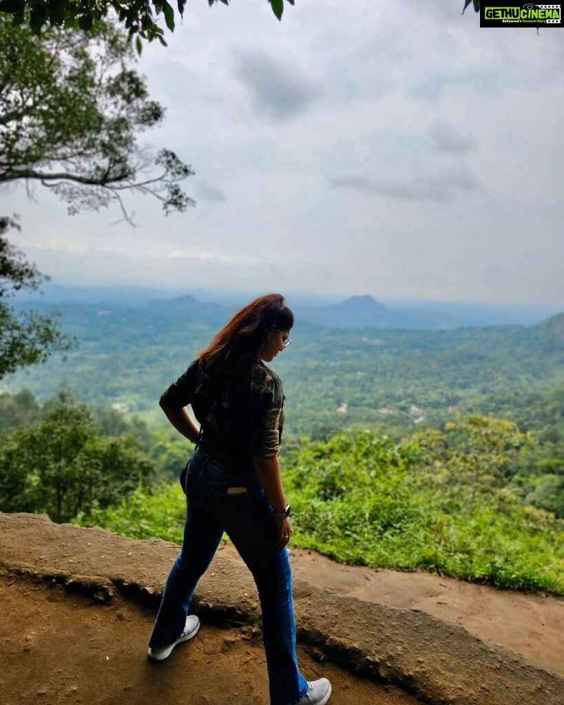 Sneha Wagh Instagram - The climb was difficult but the view was worth it…The Edakkal caves, in Kerala are said to be around from 6000 BCE. There were scriptures which are said to be written by Neolithic Man, having a strong connection to the Indus Valley Civilisation! These Stone Age Era Carvings are the rarest of the rare. In a few pictures we can see figurines that of men, women and animals pictorials depicting that of the tribal nature who worshipped the Sun! The best part which surprised me was, even though it’s situated in our Indian province, it was discovered by a british officer! . . . #incredibleindia #indiatourism #india #wanderlust #ssnehawagh #sarangesneha #snehawagh #kerala #keralatourism #edakkalcaves #trek #cavestory