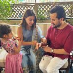 Soha Ali Khan Instagram - Tied together ❤️🧿 #rakshabandhan