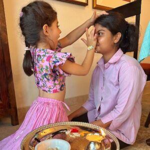 Soha Ali Khan Instagram - Tied together ❤️🧿 #rakshabandhan