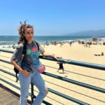 Soha Ali Khan Instagram - Bye bye LA LA land - you have been good to us ❤️🌈☀️ #summer2023 #LAdiaries @kunalkemmu Santa Monica Pier