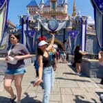 Soha Ali Khan Instagram – Where dreams really do come true 🌈 💜 🏰 #disneyland #disney100