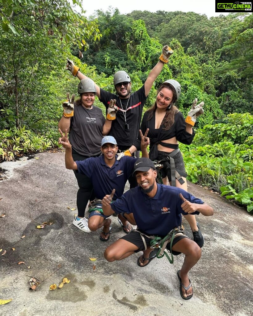 Sonakshi Sinha Instagram - Seychelles in a nutshell ❤️ @airseychelles_hm @visitseychelles @gopiseychelles @itssoezi #FlyingTheCreoleSpirit #AirSeychelles #PreferredAirline #seychellesislands #collab