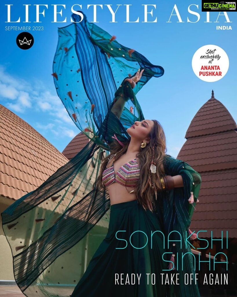 Sonakshi Sinha Instagram - Sonakshi Sinha (@aslisona) embodies grace, serenity and a sense of security like no other. Her roar in 'Dahaad' echoed triumph and the coming months look even more promising as she awaits the release of big ticket theatrical bonanzas and Sanjay Leela Bhansali’s OTT magnum opus ‘Heera Mandi.’ Doing up her humongous, new sea-facing house in Mumbai has also kept her busy. Wondering how she remains calm amidst the chaos? Well, wanderlust is her best friend and a quick getaway is all she needs. Sonakshi is photographed at the picturesque Ananta Spa & Resort, Pushkar (@anantapushkar) and is seen wearing a custom outfit by Rishi and Vibhuti (@rishiandvibhuti) Editor-in-Chief: Rahul Gangwani (@rahulgangs_) Photographs: The House of Pixels (@thehouseofpixels) Styling : Mohit Rai (@mohitrai) with Tarang Agarwal (@tarangagarwalofficial) Make-up: Heema Dattani (@heemaadattaani) Hair: Madhuri Nakhale (@themadhurinakhale) Interview by Mayukh Majumdar (@mayuxkh) Shoot Produced by Analita Seth (@analitaseth) PR Agency: Communique Film PR (@communiquefilmpr) Jewellery: @sachdeva.ritika, @sangeetaboochra Shoes : @flutter_preeti Nails by @itssoezi #SonakshiSinha #LSAIndia #CoverReveal