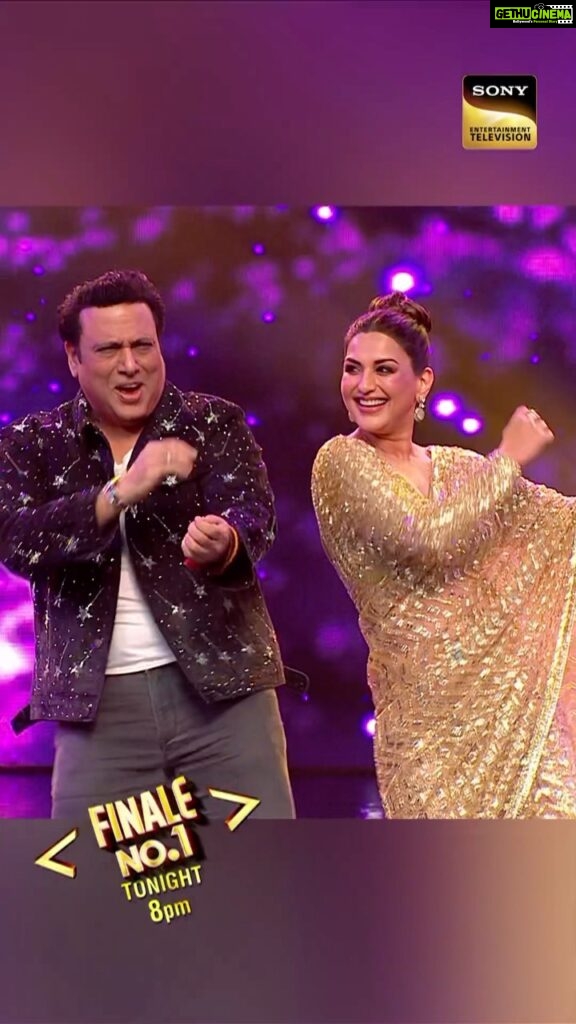Sonali Bendre Instagram - #Throwback to #Premjaal on #IBD tonight with one and only @govinda_herono1 ❤ Watch #IndiasBestDancer #FinaleNo1 tonight at 8 pm, on #SonyEntertainmentTelevision