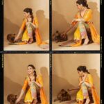 Sonali Bendre Instagram - Pawsome photobomb!🫶🏻🧡 - Happiest around them.