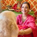 Sonali Bendre Instagram - Happy days ♥️ गणपती बाप्पा मोरया 📸 : @srishtibehlarya