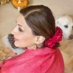 Sonali Bendre Instagram - Happy days ♥️ गणपती बाप्पा मोरया 📸 : @srishtibehlarya