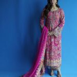 Sonam Bajwa Instagram - Wear pink on the days you feel a little blue 🦋 Wearing @rimpleandharpreet Style team - @sonambajwa x @malvikabajaj @malkit_gill2697 @sanjamkaur92 HMU - @hairbyharrybajwa @cocoballucci_