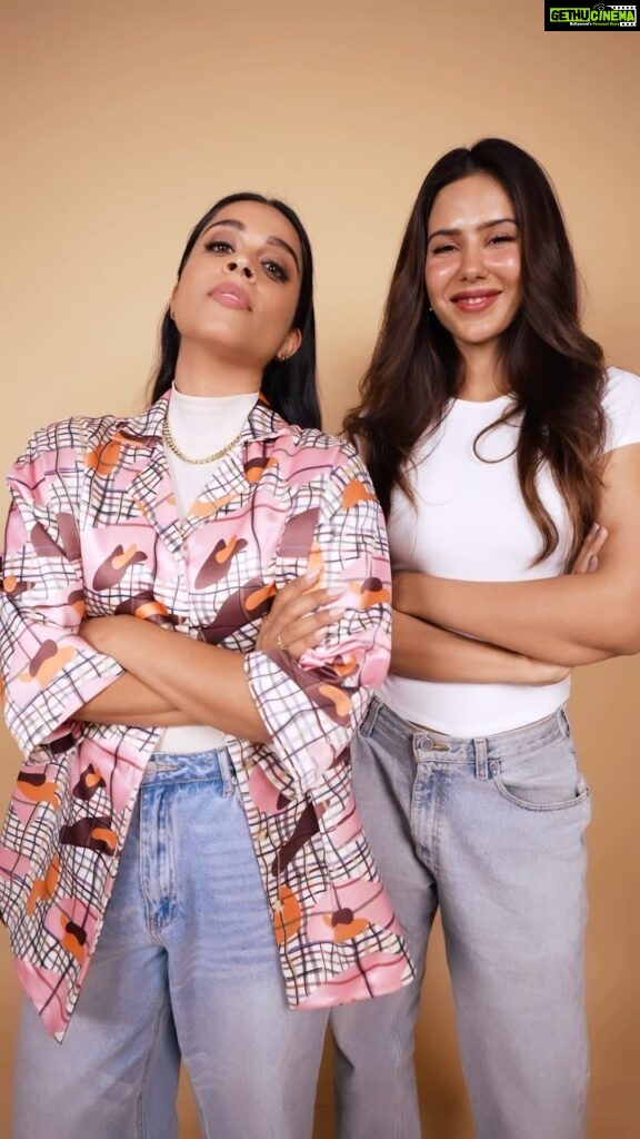 Sonam Bajwa Instagram - The Punjabi Sisterhood is Strong. @lilly x @sonambajwa ❤️ Gone are the days of Brown women competing against other Brown women. They want us to think there’s only room for one of us, but we’re too smart for that. We all grew up being compared to our cousins, but now we don’t entertain that. And when we see eachother win, we stand up and cheer for that. Because together we are stronger. Period. This is the culture. Kuriyan Brown 👑