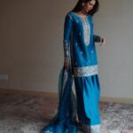 Sonam Bajwa Instagram – This look from @erumkhancouture for GGC premiere was by far my most favorite look. And If you see me repeat this look in the future Dont be surprised 🦋