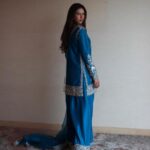 Sonam Bajwa Instagram - This look from @erumkhancouture for GGC premiere was by far my most favorite look. And If you see me repeat this look in the future Dont be surprised 🦋