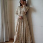 Sonam Bajwa Instagram - Wore @taruntahiliani for COJ3 promotions . Styled by @malvikabajaj @sonambajwa Assisted by @malkit_gill2697 @sanjamkaur92 HMU @hairbyharrybajwa @cocoballucci_