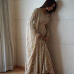 Sonam Bajwa Instagram - Wore @taruntahiliani for COJ3 promotions . Styled by @malvikabajaj @sonambajwa Assisted by @malkit_gill2697 @sanjamkaur92 HMU @hairbyharrybajwa @cocoballucci_
