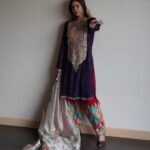 Sonam Bajwa Instagram - Wore this stunning @rimpleandharpreet outfit for COJ3 promotions. Styled by @malvikabajaj and me Assisted by @malkit_gill2697 @sanjamkaur92 HMU @hairbyharrybajwa @cocoballucci_ Jewellery @ayeshaccessories